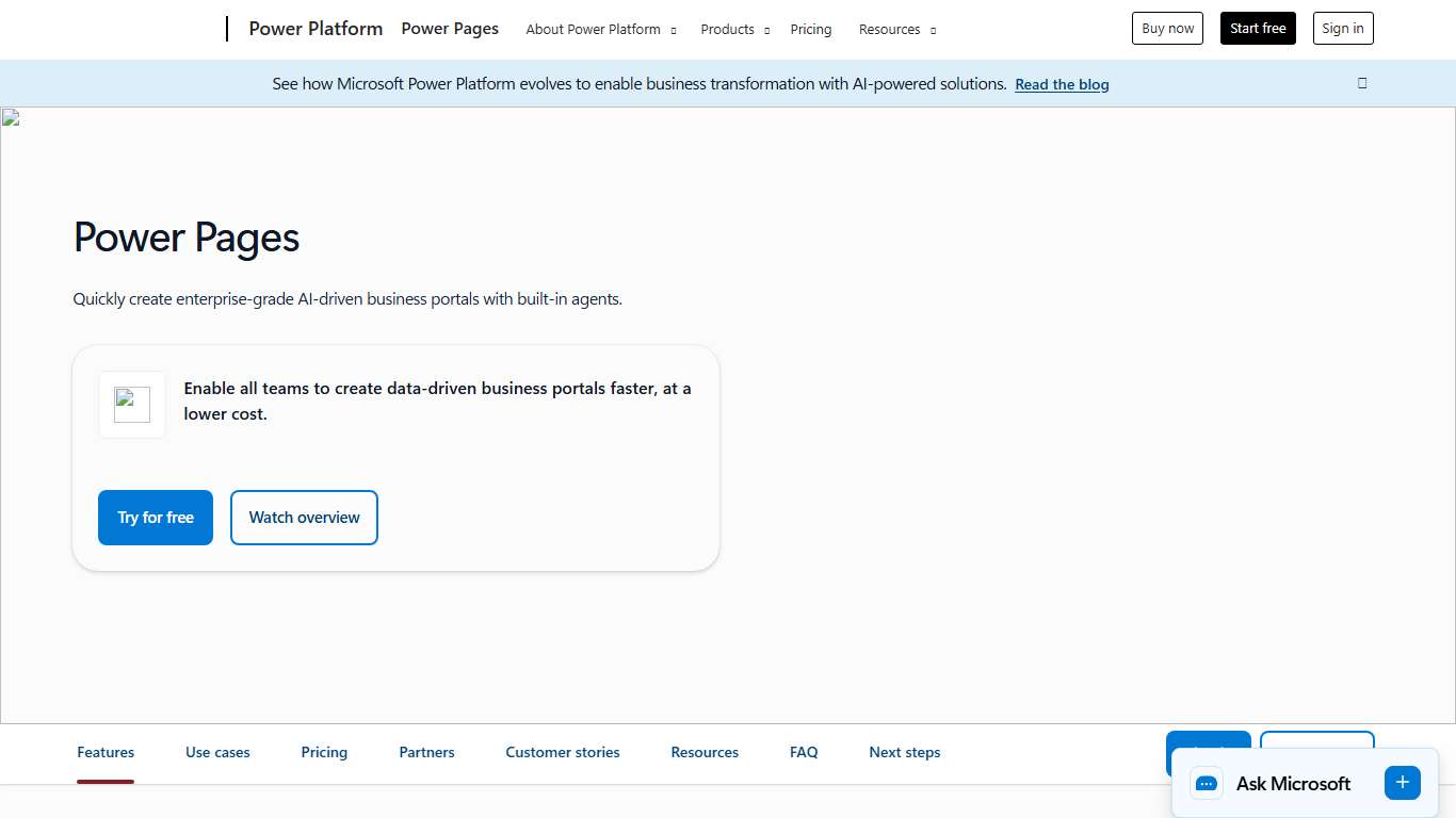 Power Pages – Website Builder Microsoft Power Platform